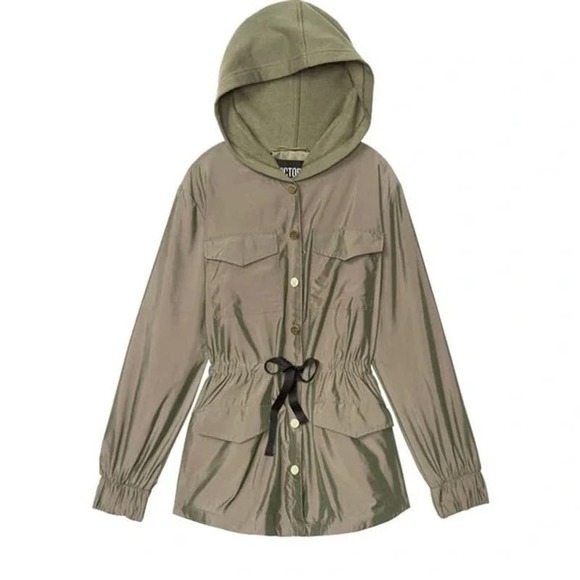 Victoria Secret Sport lightweight hooded green track suit size XS * wom114 - Picture 4 of 14